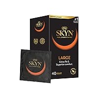 SKYN Large - Preservativi Senza Lattice in Poliisoprene - Ultramorbidi e Larghi