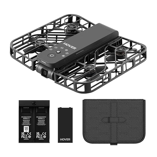 X1 Self-Flying Camera Black Combo with PU Case, Pocket-Sized Drone