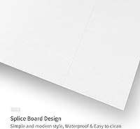 Vista 5 de Escritorio CubiCubi para computadora, 55 pulgadas, ideal para oficina en casa, pequeño, con estantes de almacenamiento, moderno y simple