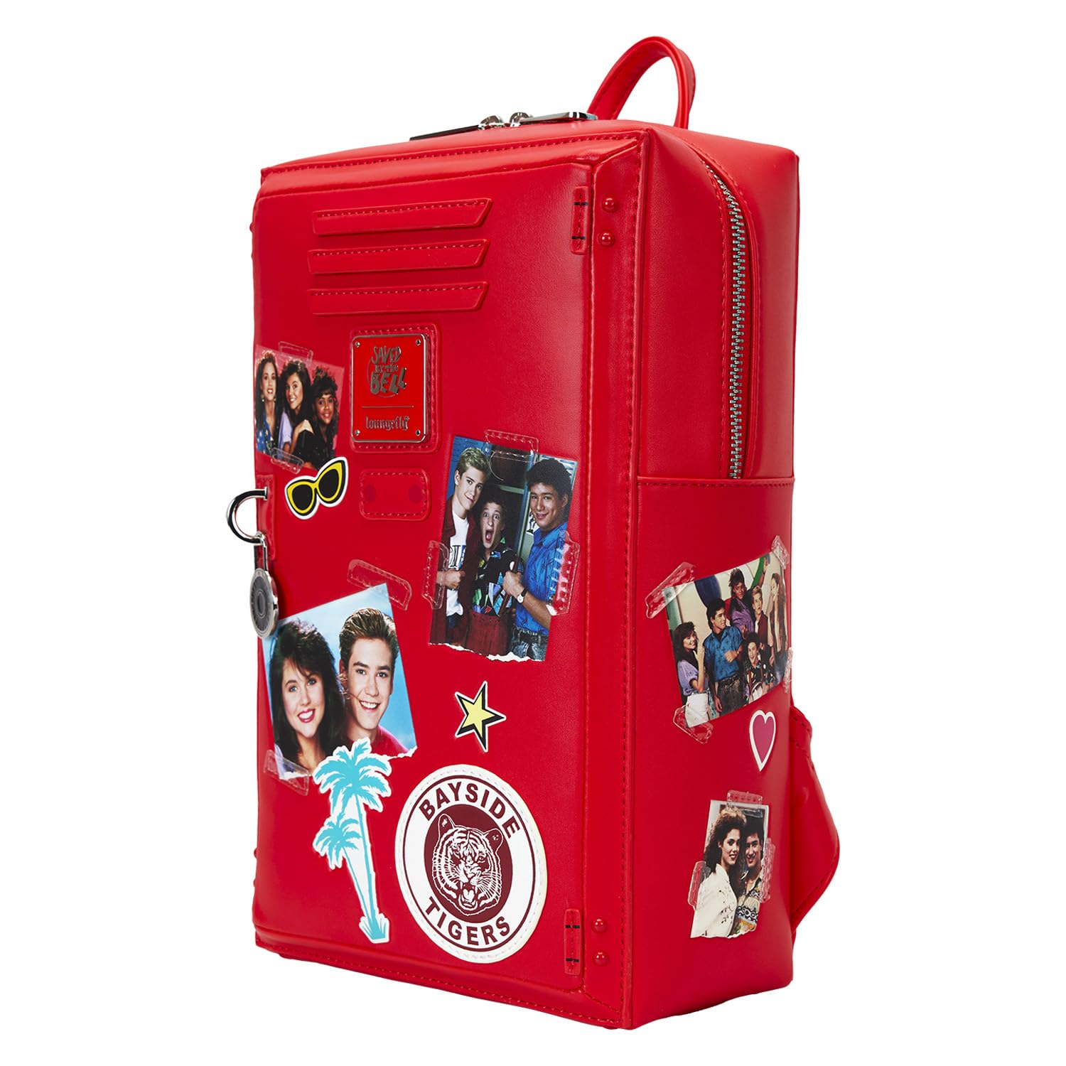 Loungefly Saved By The Bell The Max Mini Backpack with hidden Zack Morris Amazon.com: Loungefly Universal Saved by The Bell Zach  main image 2
