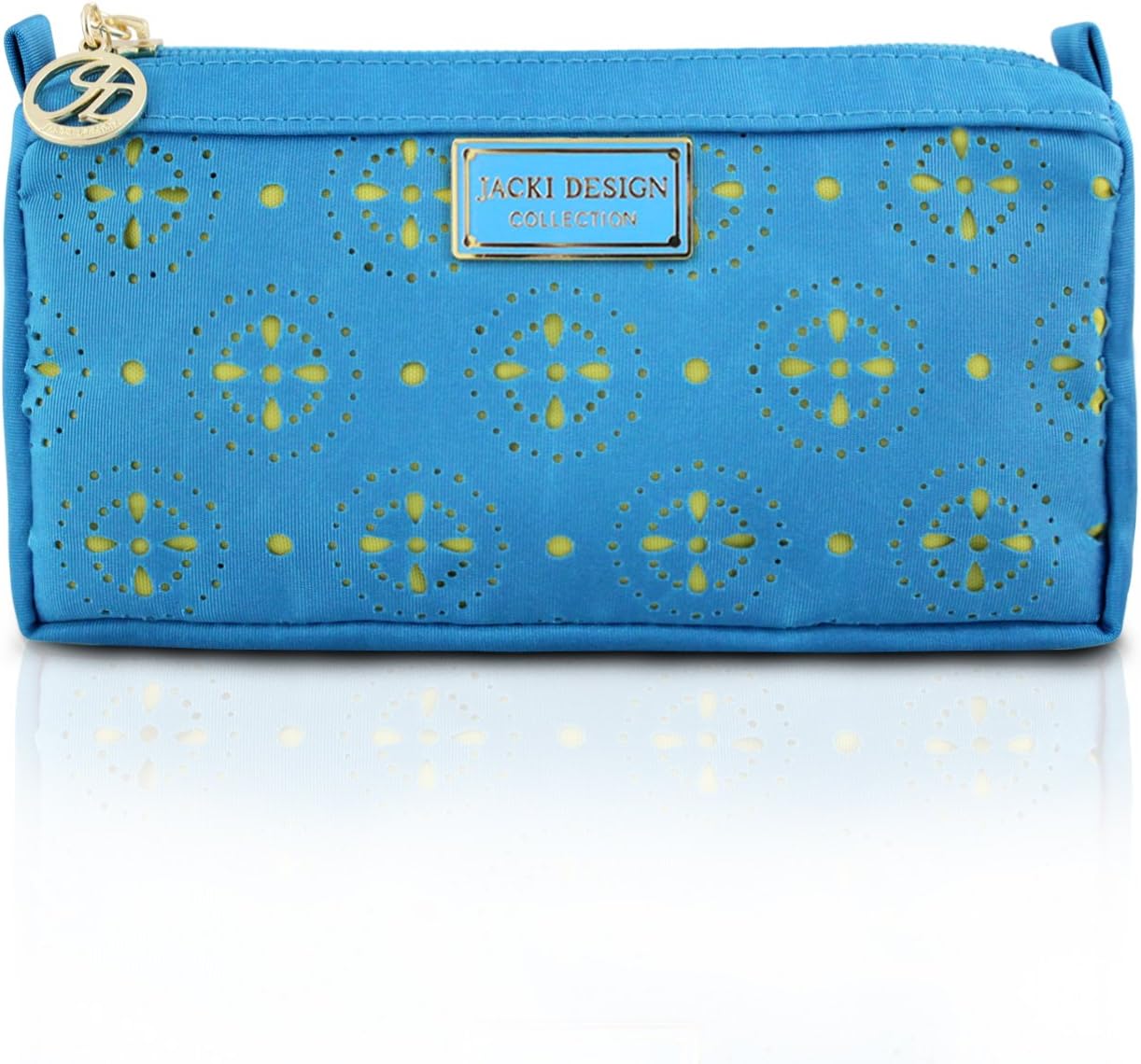 Jacki Design ABC38017BU Cosmopolitan Compact Cosmetic Bag44; Blue