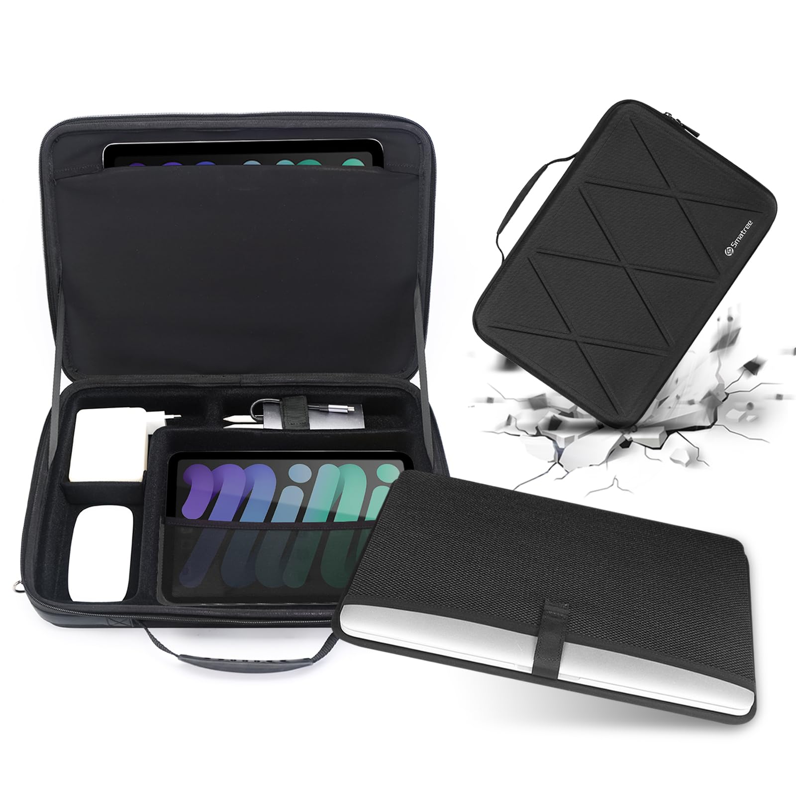 Smatree MacBook Pro de 16 Pulgadas 2023 Funda para portátil, Carcasa rígida Compatible con MacBook Pro de 16 Pulgadas 2023 2021 2019/15,4 Pulgadas/Samsung Galaxy Book2 Pro 15,6 Funda para portátil