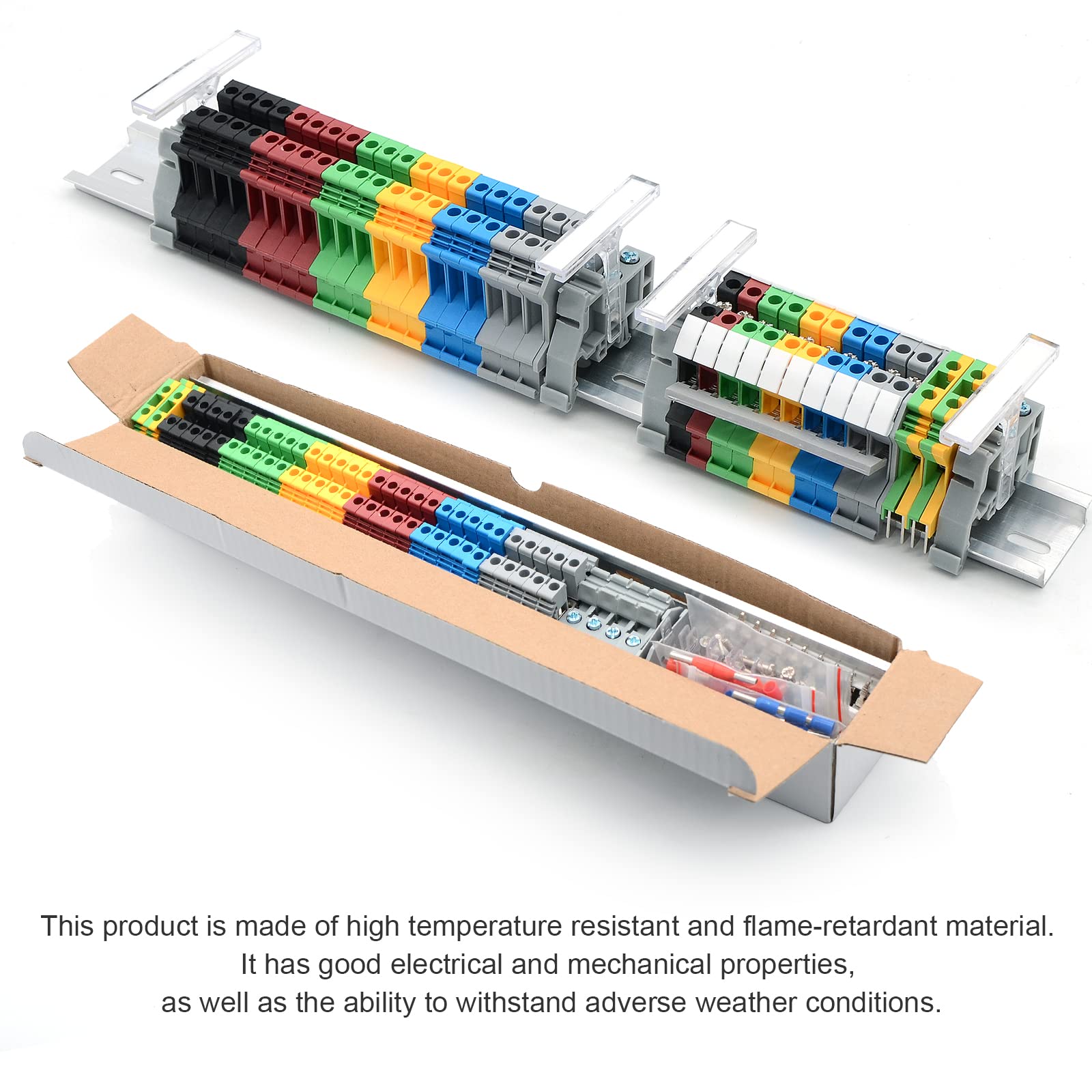 Rail Terminal Blocks - Industrial Voltage Connectors -2