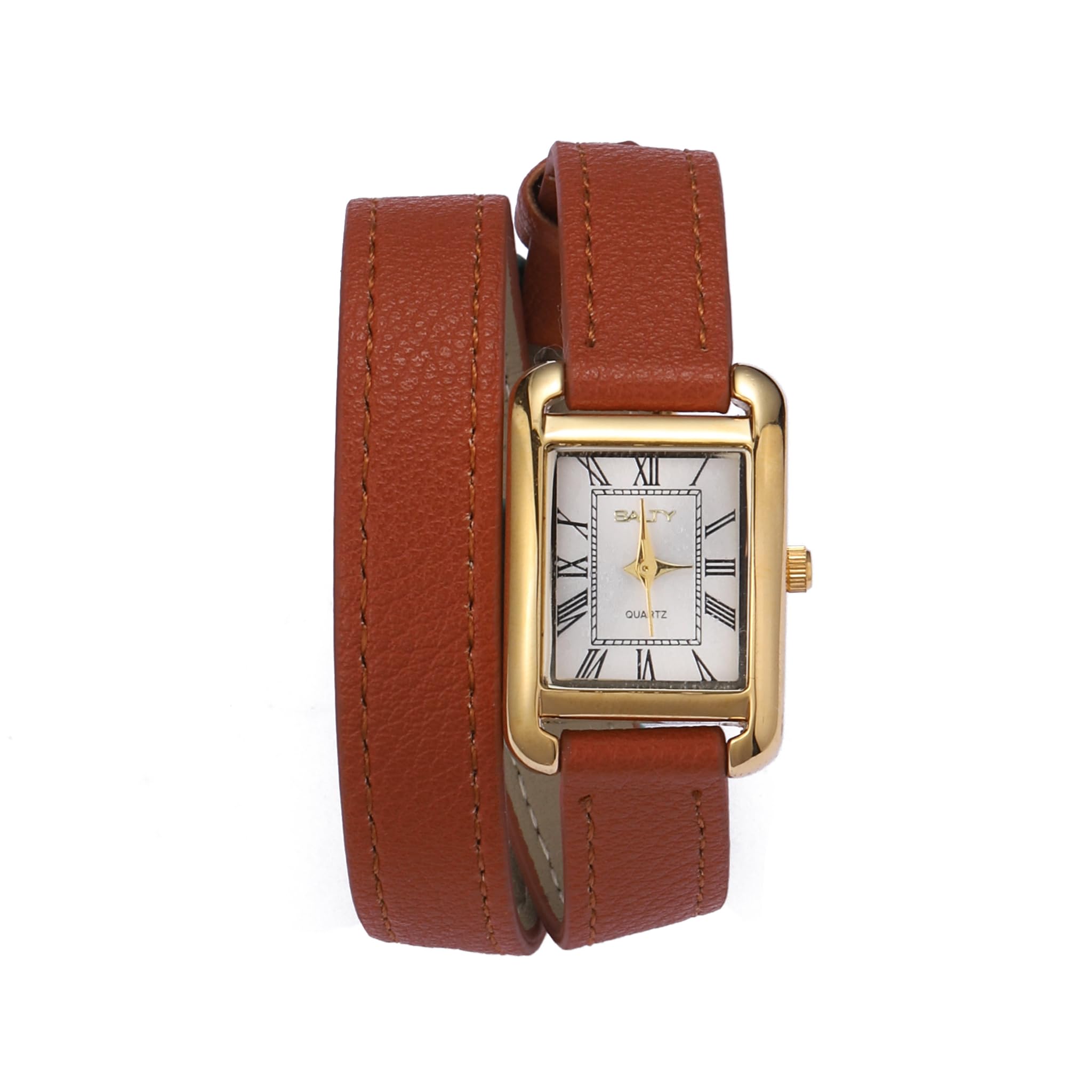 Vintage Muse Leather Strap Wrapable Watch - Tan for Women | Adjustable Fancy Design | Latest Fashion Accessories | 3-Year Warranty | Minimal Watch | Stylish Women's Wrist Watch | Ideal for Gifting-image-48