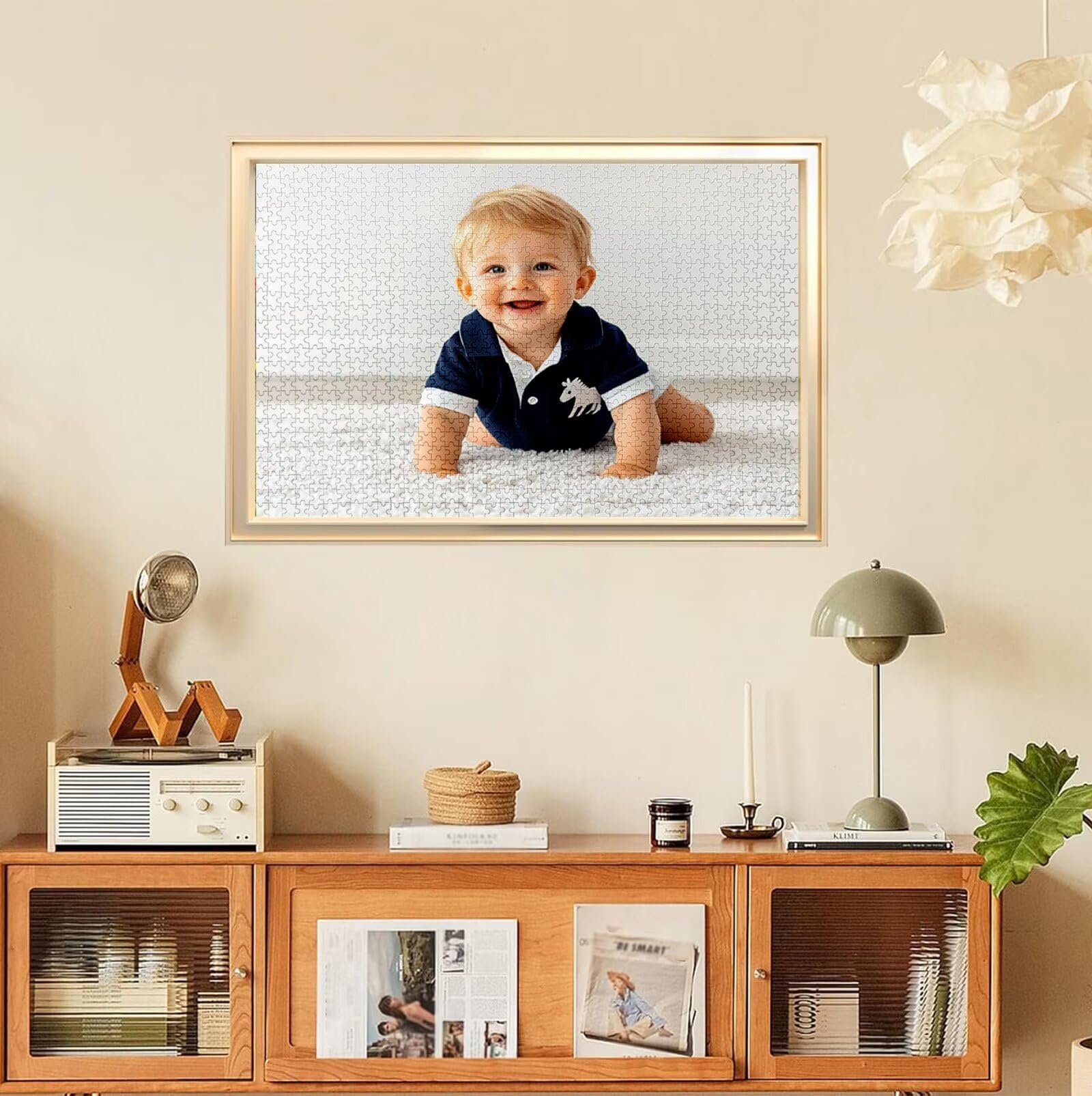 Puzzle Personalizado con Foto, Personalizada Rompecabezas Personalizado Diseña tu Logo Foto o Texto, Personalizado Navidad Halloween San Valentín Parejas Niños Familia Amigos h-2669