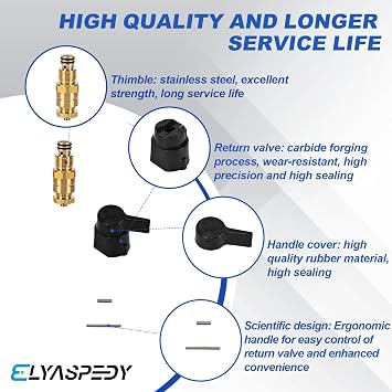 2026 New Upgraded 700258 Prime Spray Valve Kit,Drain Valve Compatible with Titan 440 540 640 740 Aftermarketr Airless Paint Sprayer,Replace Airless Spray Painting Machine Accessories