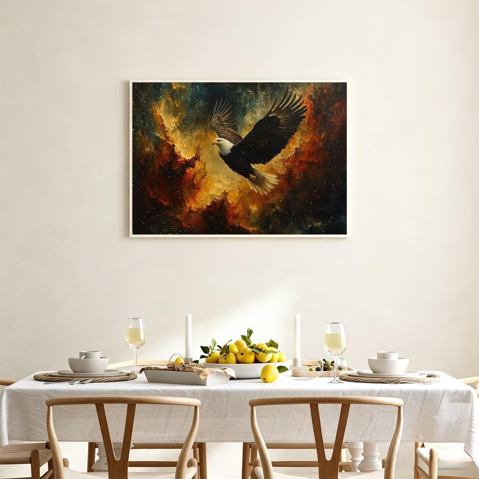 1500 sztuk puzzli dla dorosłych, gry rodzinne, Eagle Abstract, n-383