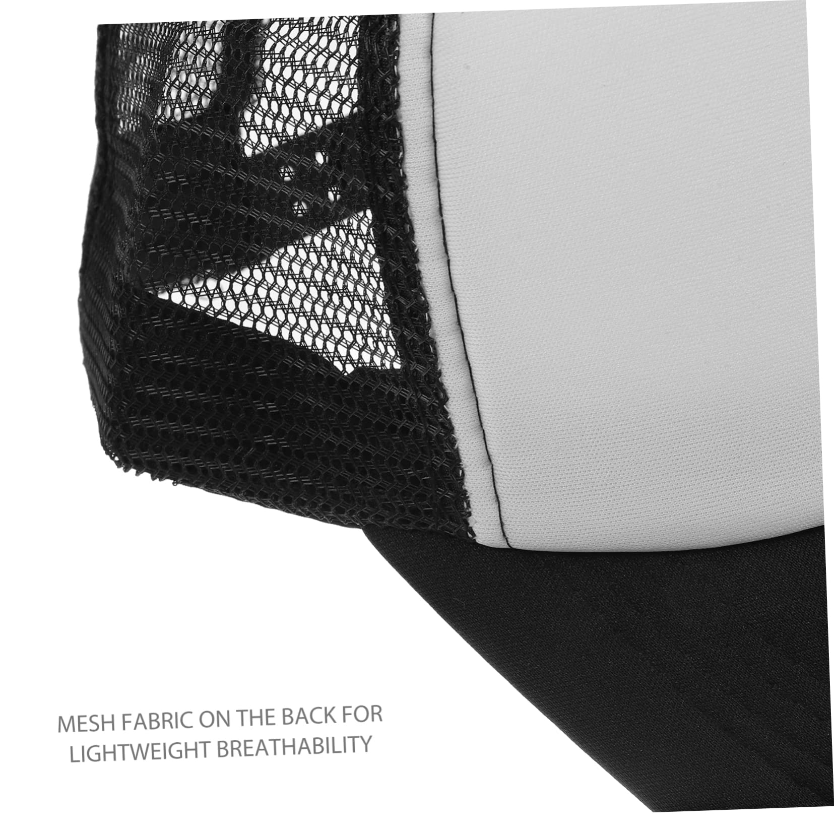 10 Stück Leere Baseballkappen aus Mesh für Damen und Herren