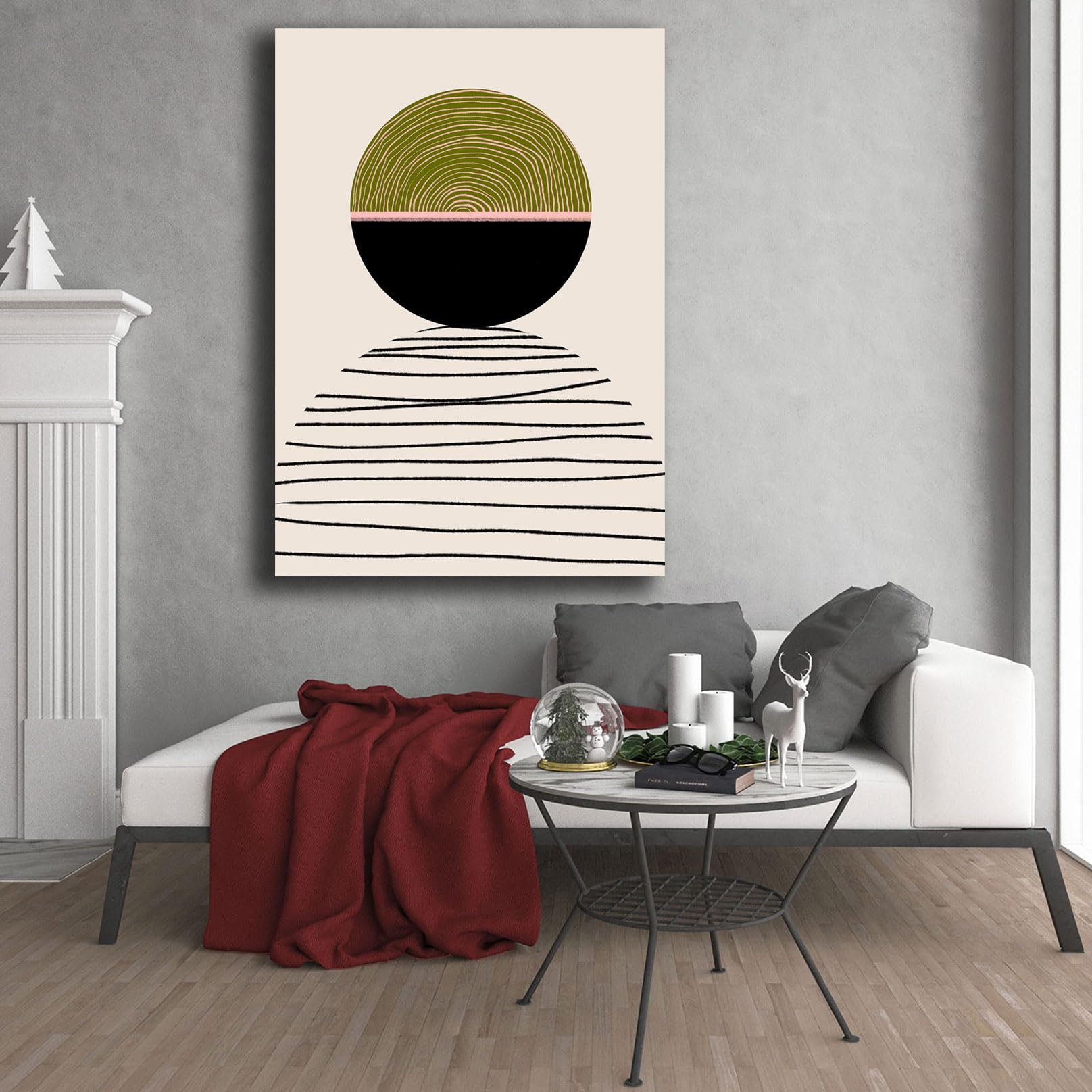 Quadri Moderni Soggiono Astratto Quadro Moderno su Tela Stampa Canvas Astratta Decorazione da Parete per Salotto Camera da Letto Ufficio Arredamento Contemporaneo (2, 30x40 cm, Canvas intelaiato)