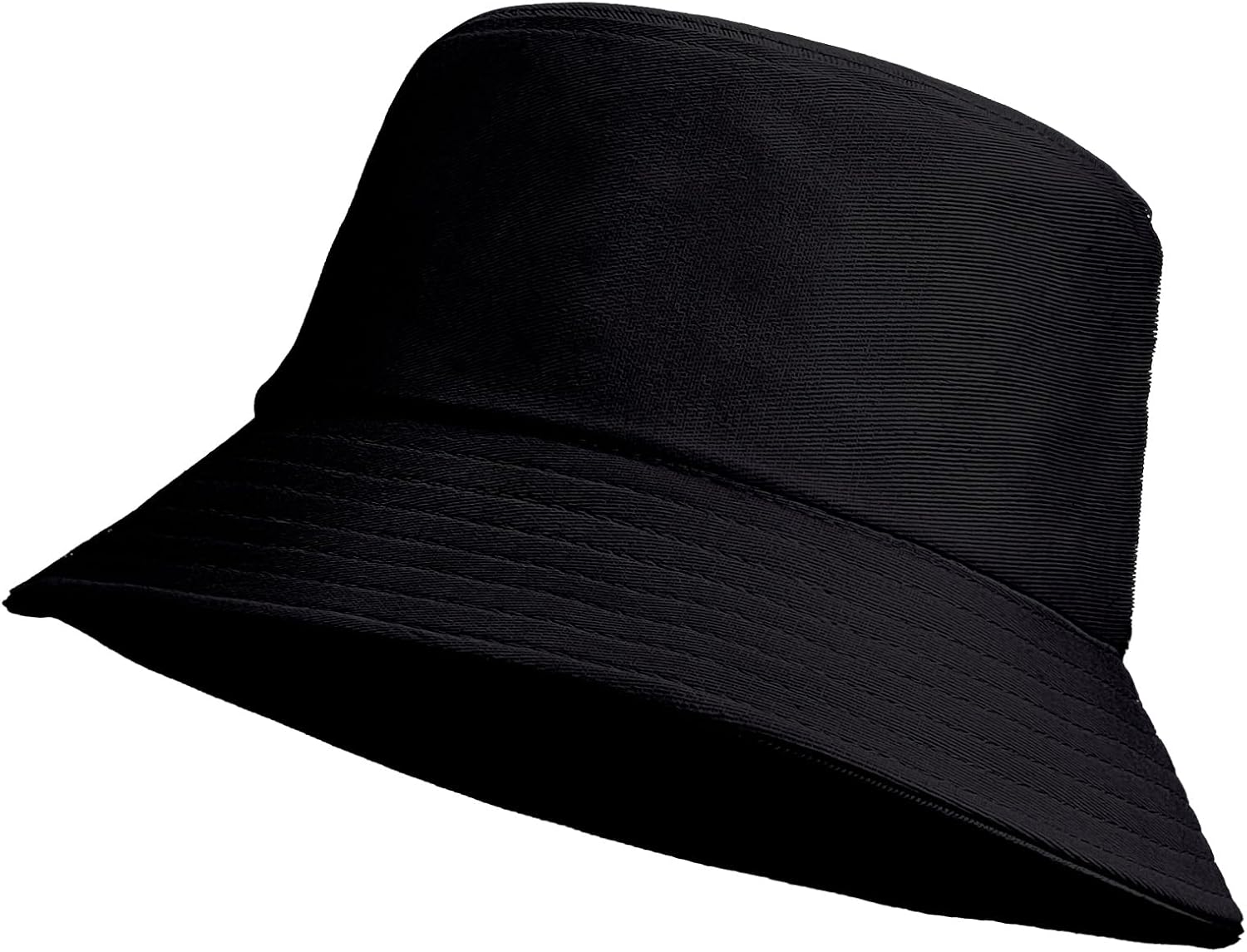 MILAKOO Cotton Bucket Hat for Women Men Beach Sun Hat Classic Soild Colors Basin Cap UV Protection - Image 3