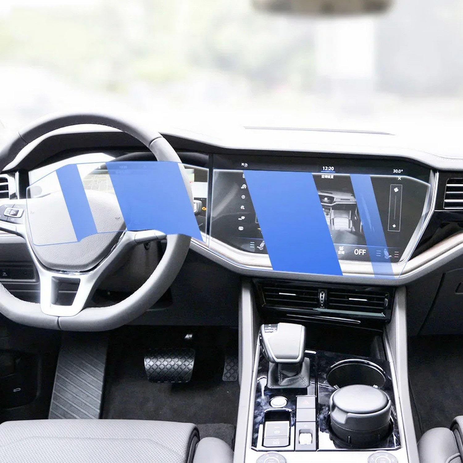 Film de protection TPU écran de navigation GPS Volkswagen Touareg 2019-2023 transparent