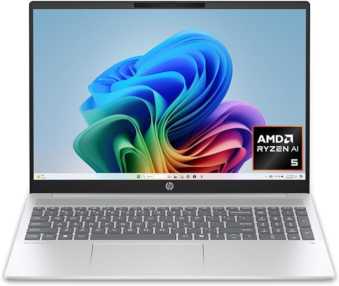 HP OmniBook 5 16-ag1000nr グレイシャーシルバー(Ryzen AI 5 340/16GB/512GB)の商品画像