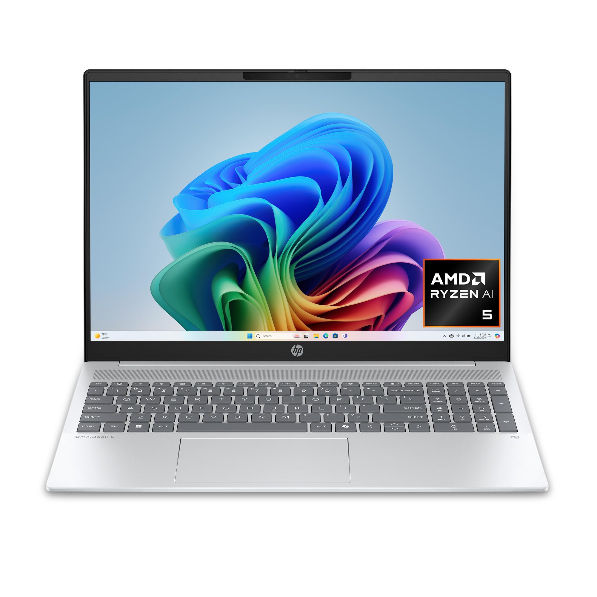 Amazon.com: HP OmniBook 5 16 inch Next Gen AI PC, 2K Display, AMD 