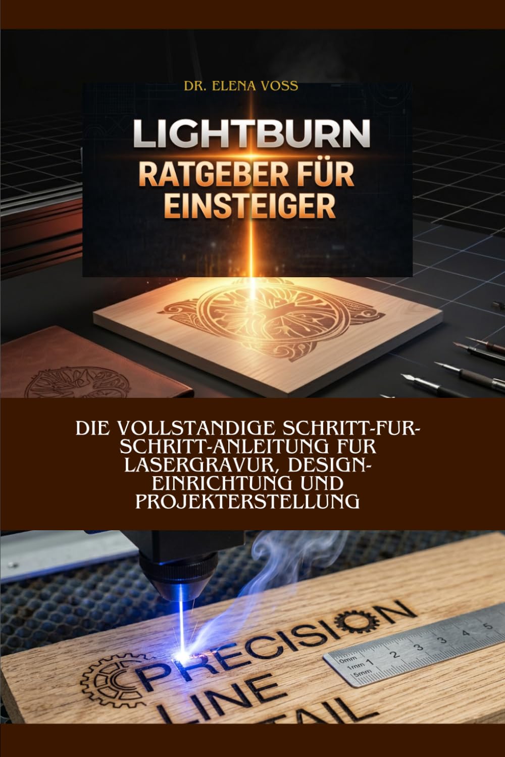 LIGHTBURN-ANLEITUNG FUR ANFANGER: Die vollstandige Schritt-fur-Schritt-Anleitung fur Lasergravur, Design-Einrichtung und Projekterstellung