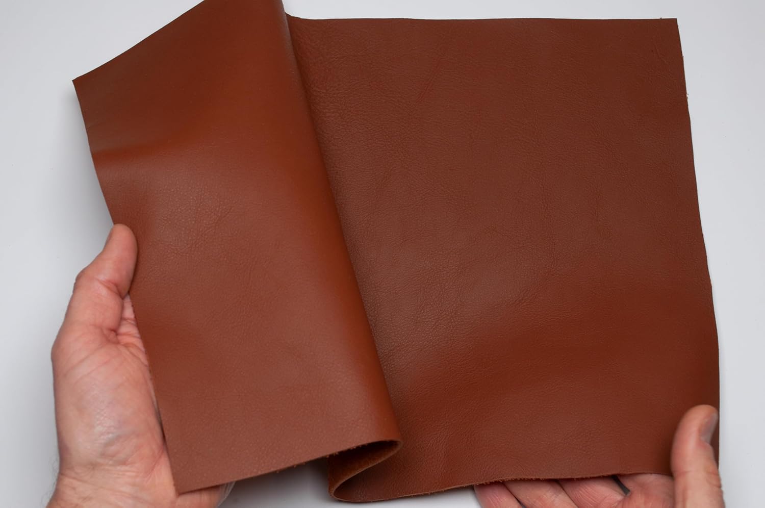 Hobby Leather Sheets for DIY Arts and Crafts 1.3-1.5mm Thick Pre-Cut DIY Sheets for Crafts or Repair (Brown, A3 29.7x42cm)