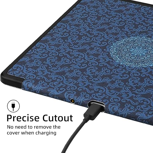 Vista 11 de WALNEW Funda para Kindle Scribe de 10.2 pulgadas (versión 2024/2022), funda inteligente de piel sintética con soporte para bolígrafo y encendido