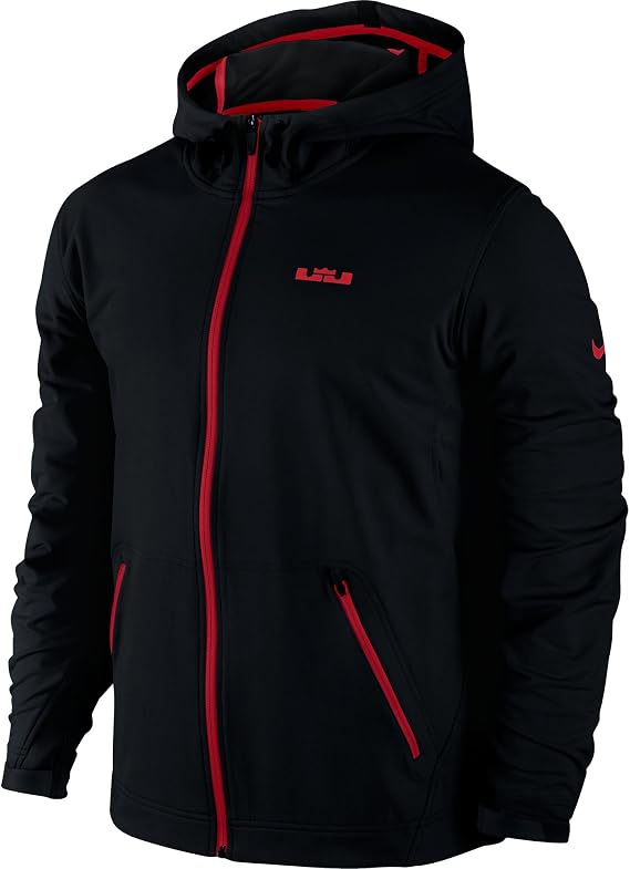 Amazon.com: Nike Lebron James Oposición Mens con capucha warm Up chamarra  555966 – 010 repelente al agua chamarra, L, Negro Rojo : Ropa, Zapatos y  Joyería