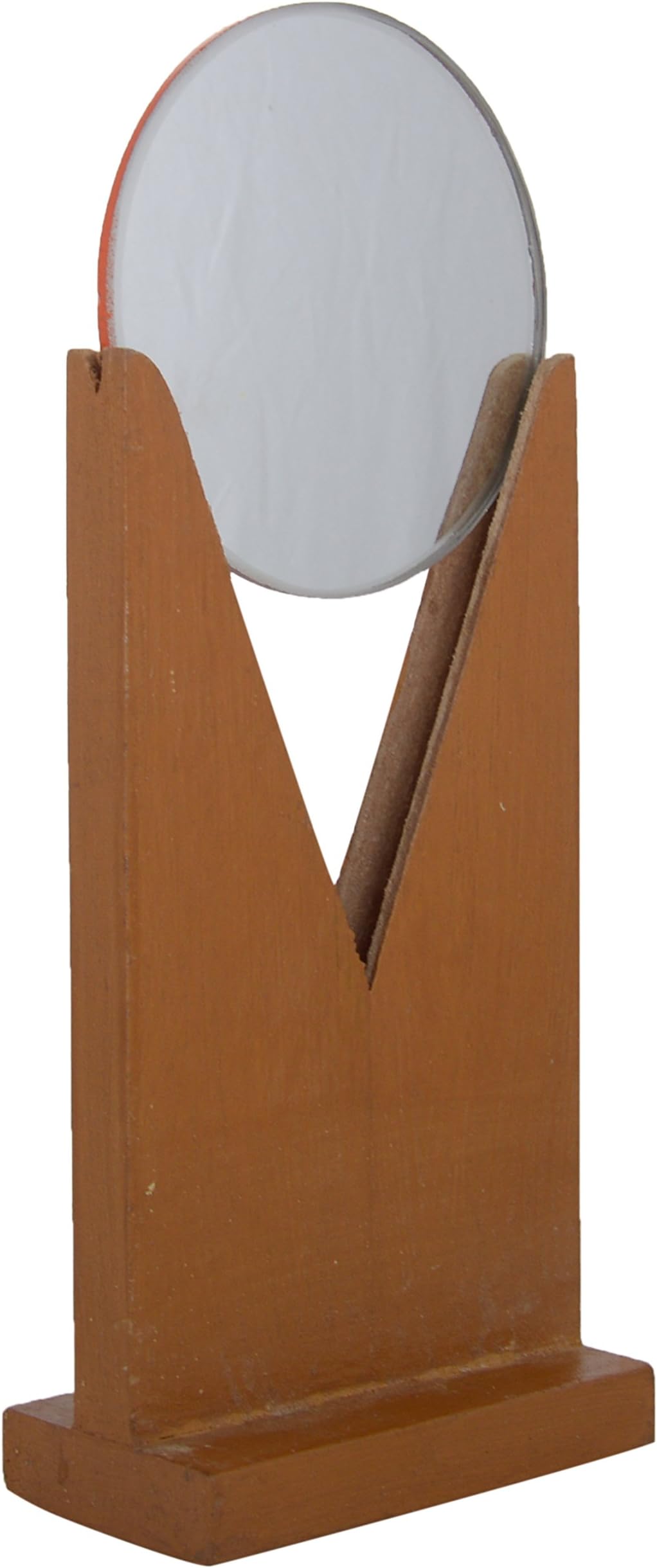 Wood Concave Mirror & Convex Mirror (3 inch, Clear)