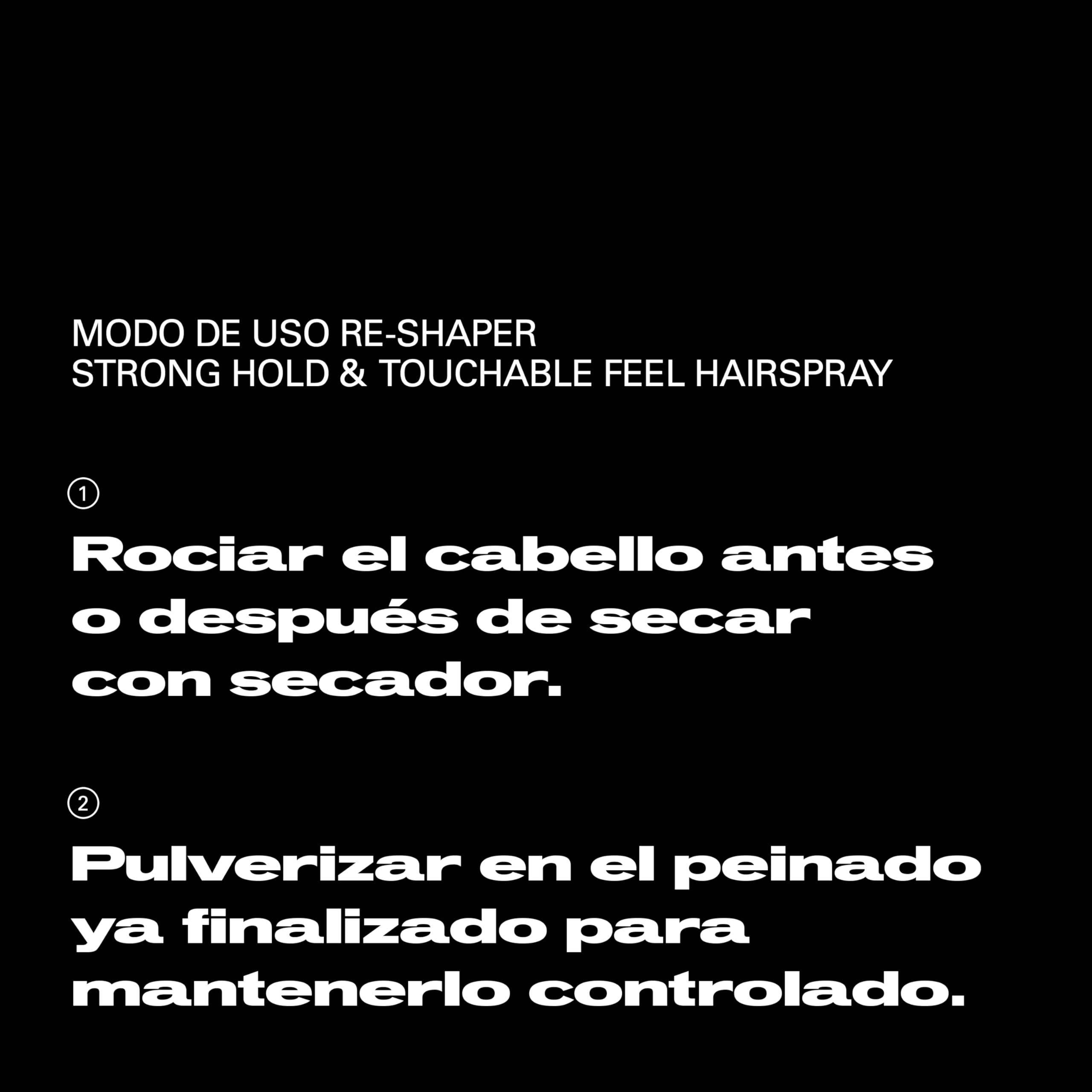 Sebastian Professional Reshaper | Laca de Fijación Fuerte y Tacto Suave | Moldea, Fija y Repite | 24 Horas de Resistencia a la Humedad | Protección UV | Spray de Fijación Fuerte y Definida