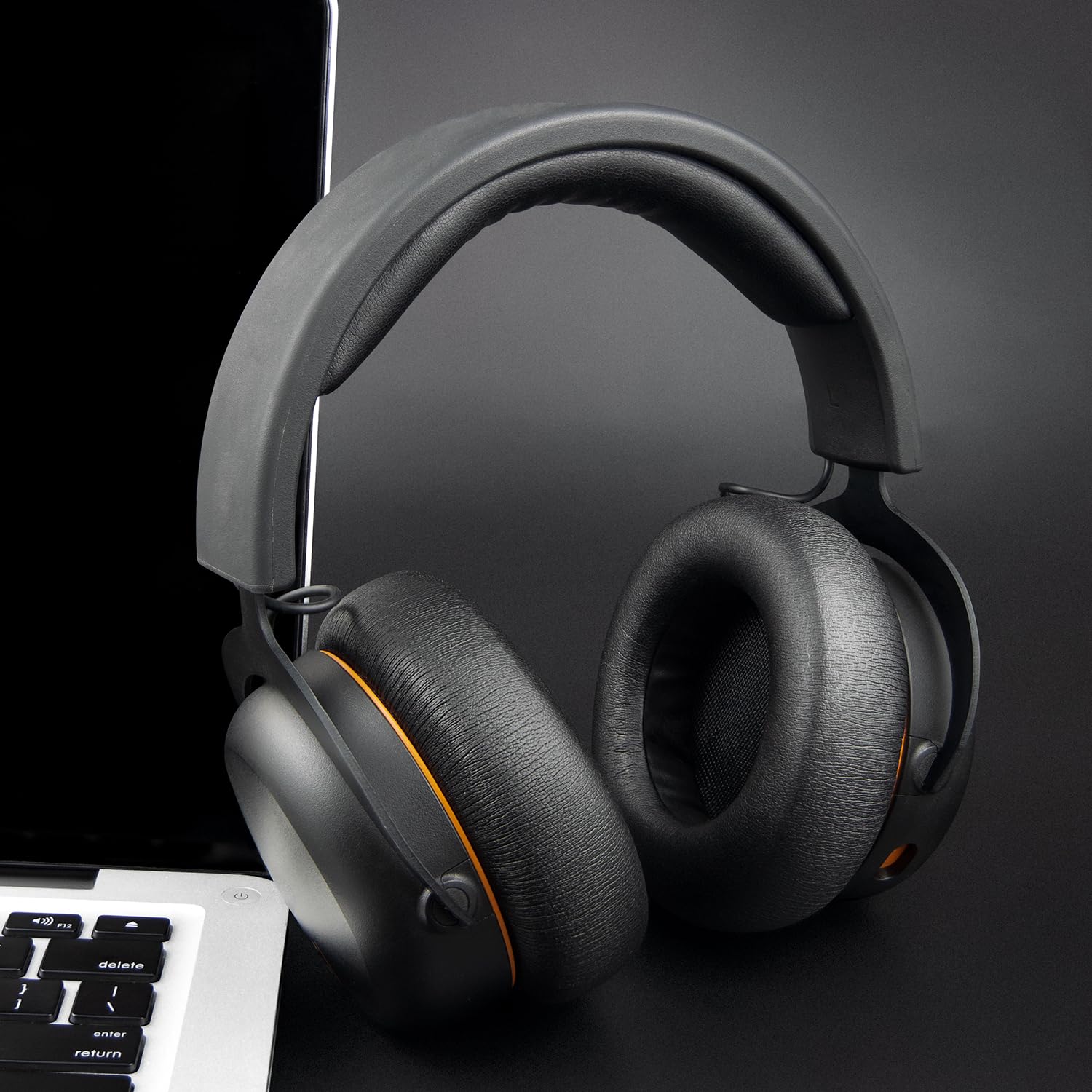SOULWIT Wymienne nakładki na uszy do Beyerdynamic MMX100/MMX150/MMX200 gamingowych słuchawek, poduszki na uszy z miękkiej skóry proteinowej, pianka o wysokiej gęstości
