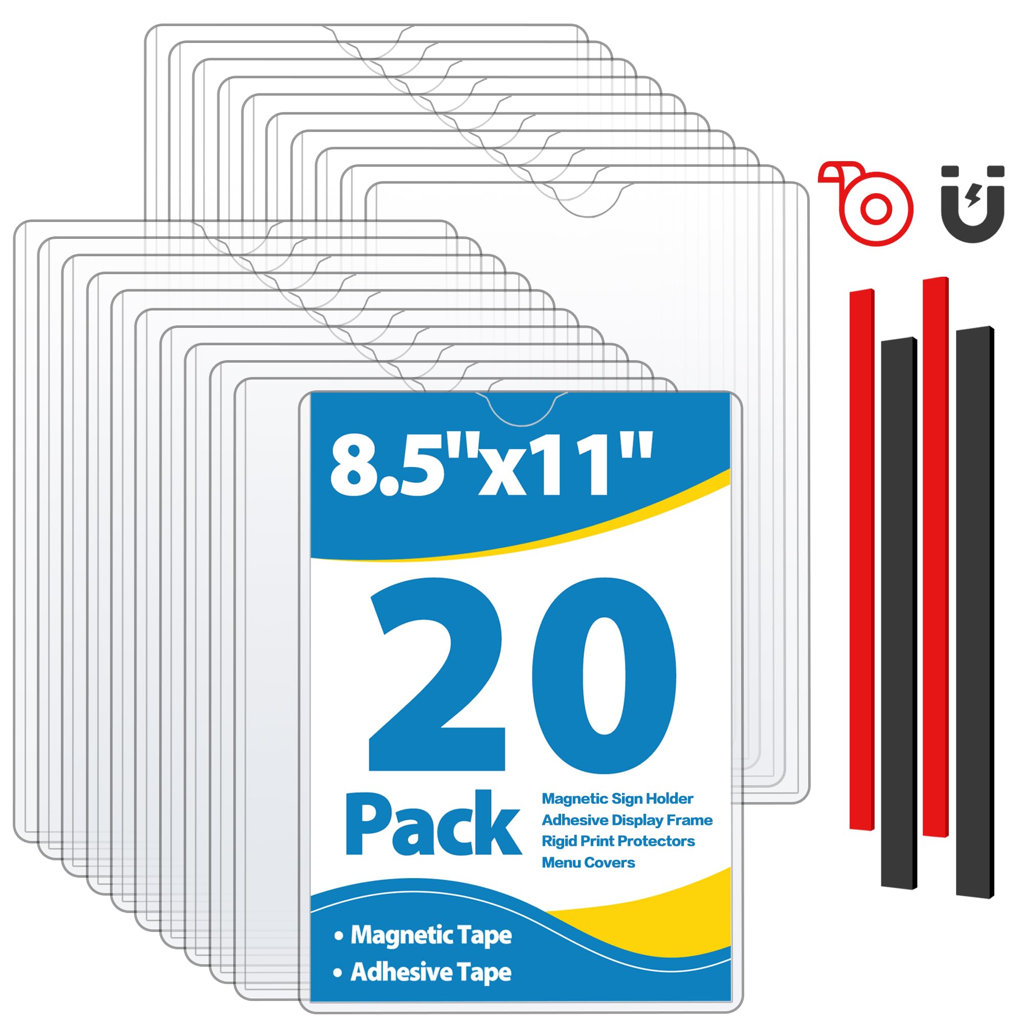 VAIIGO Magnet-Schilderhalter 21,6 X 27,9 Cm – 12  Produktbild-Vorschau 1