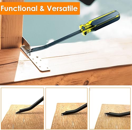 Miniatura 5 de Removedor de grapas para tapicería  Extractor de grapas, herramientas de tapicería con doble punta, herramienta removedor de grapas para quitar