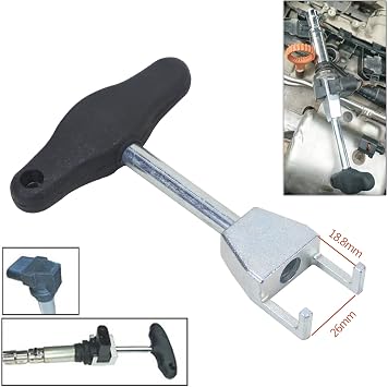 T10094A Ignition Coil Puller Removal Tool Spark Plug Puller Tool Compatible with VW Polo Audi Sagitar Lavida Octavia 1.4/1.6 Petrol Engines