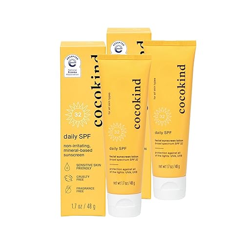 Miniatura 6 de Cocokind SPF diario, protector solar facial, protector solar mineral con óxido de zinc, sin perfume, protector solar seguro para arrecifes con