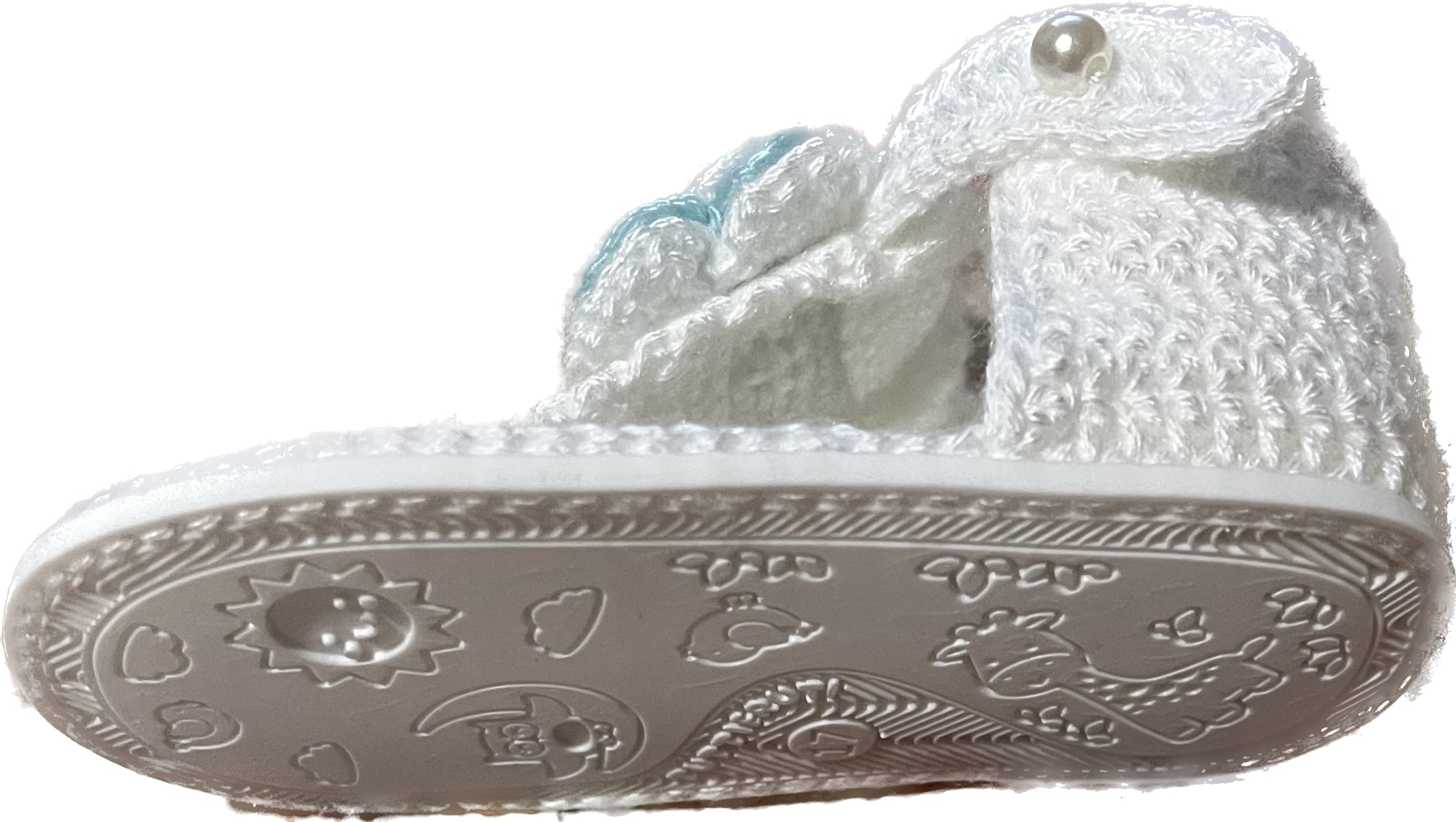 Scarpine Neonato realizzate con Uncinetto. Sandali per Bambini all'Uncinetto con Chiusura a Fibbia Disponibile in Tutte Le Taglie Bambino