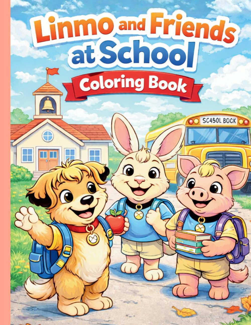 Linmo and Friends at School Coloring Book