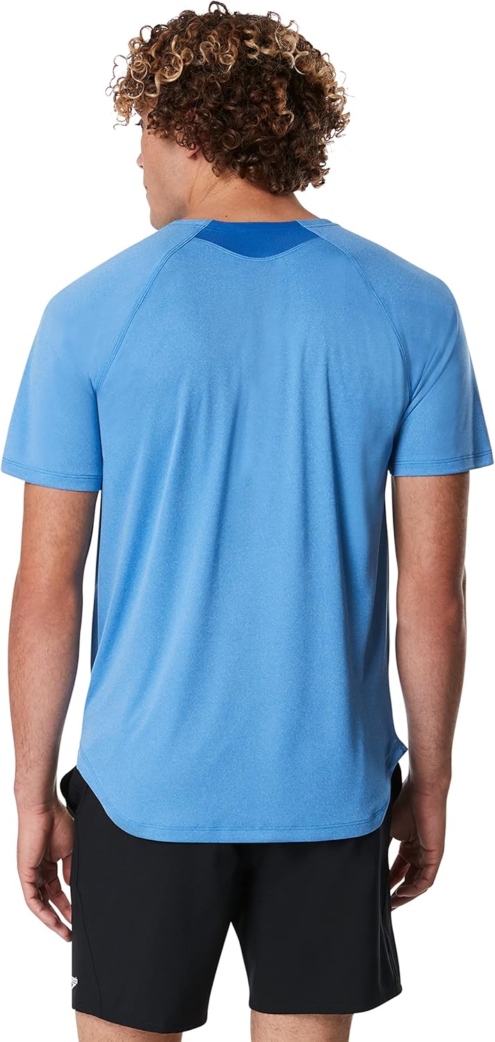 Speedo Mens Uv Swim Shirt Short-Sleeve Loose Fit Easy Tee