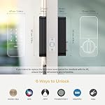 ThorBolt X1 Verrouillage des clés d'Apple Home, iOS ONLY Entrée sans clé intelligente HomeKit Verrouillage de porte avec empreinte de doigt, clavier Deadbolt Lock fonctionne avec HomeKit Excédent de filetage (ragueur de bord requis), IP65 résistant aux intempéries, noir