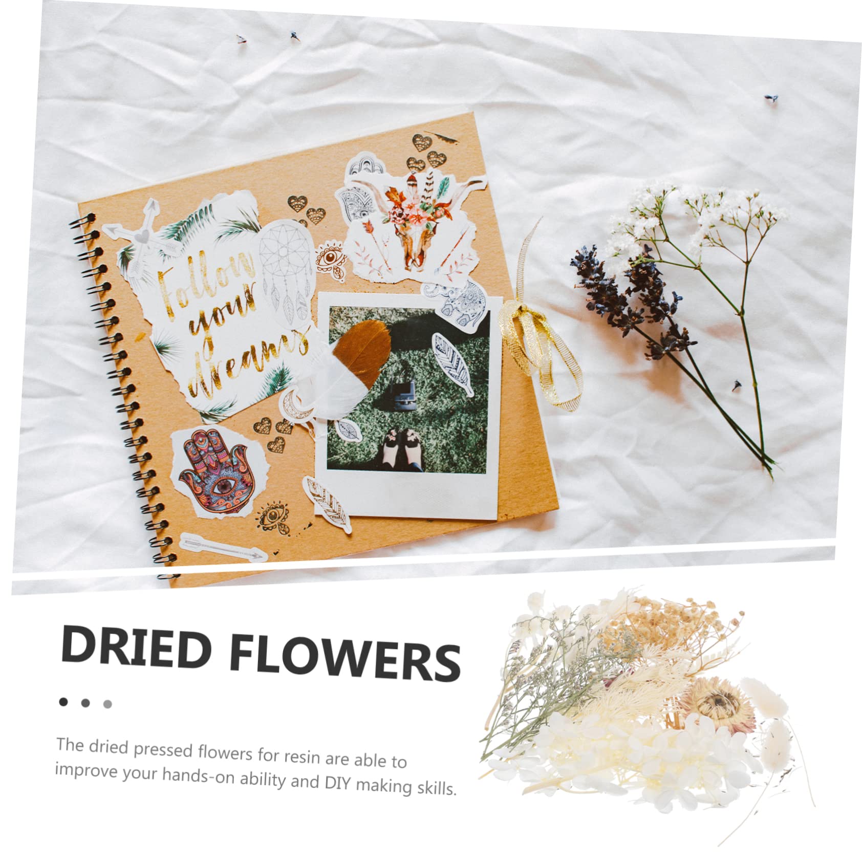 STOBAZA 5sätze Dried Pressed Flowers Für Resin Craft Echte Trockenblumen Für Kerzenherstellung Handyhüllen Karten Und Mehr Leicht Und Pflegeleicht Für Kreative Projekte