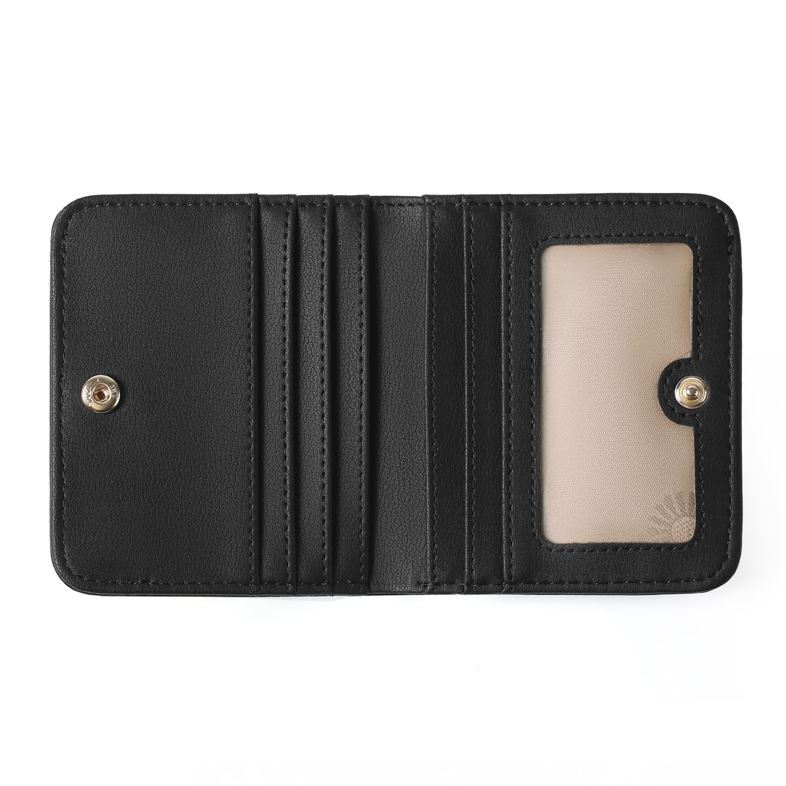 GOIACII Women's Wallet Ladies Small Card Holder Mini Coin Pouch Billfold Rfid Blocking Pink
