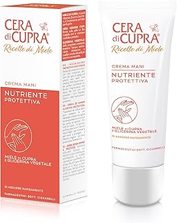 CERA DI CUPRA Hand Cream with Beeswax - Nourishing Hand Moisturizer for Dry Hands, Anti-Aging Formula, Dermatologically Tested - Personal Care