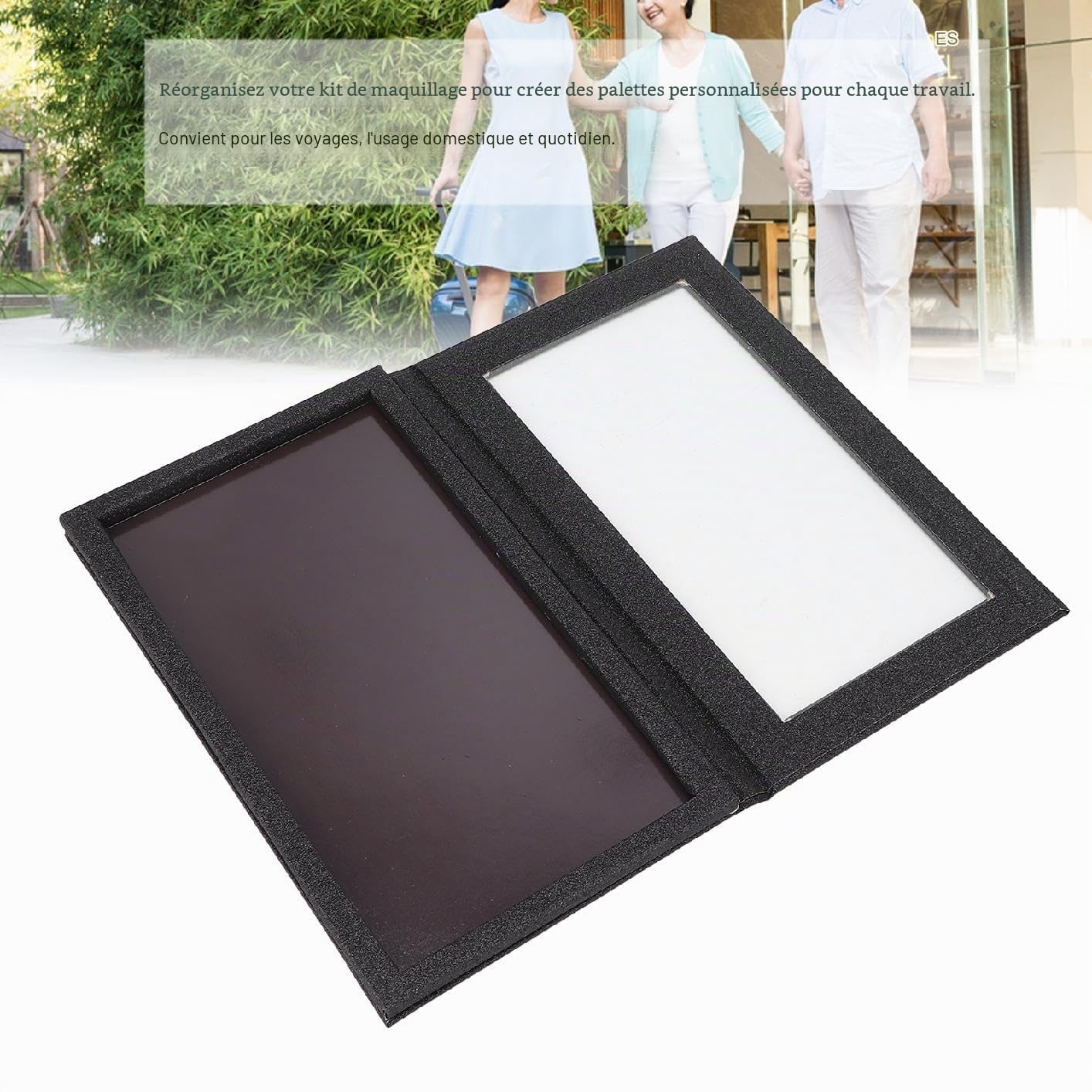 Palettes De Maquillage, Palette Magnétique Professionnelle Fard À Paupières Rouge À Lèvres Stockage DIY Vide Maquillage Présentoirs