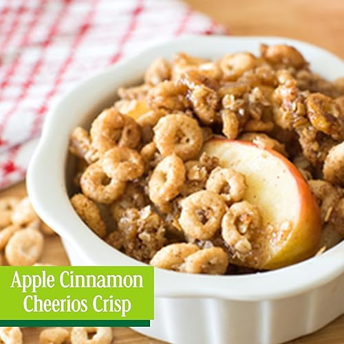 Miniatura 5 de Cereal saludable de Apple Cinnamon Cheerios Heart Healthy Cereal sin gluten con avena integral 19 onzas