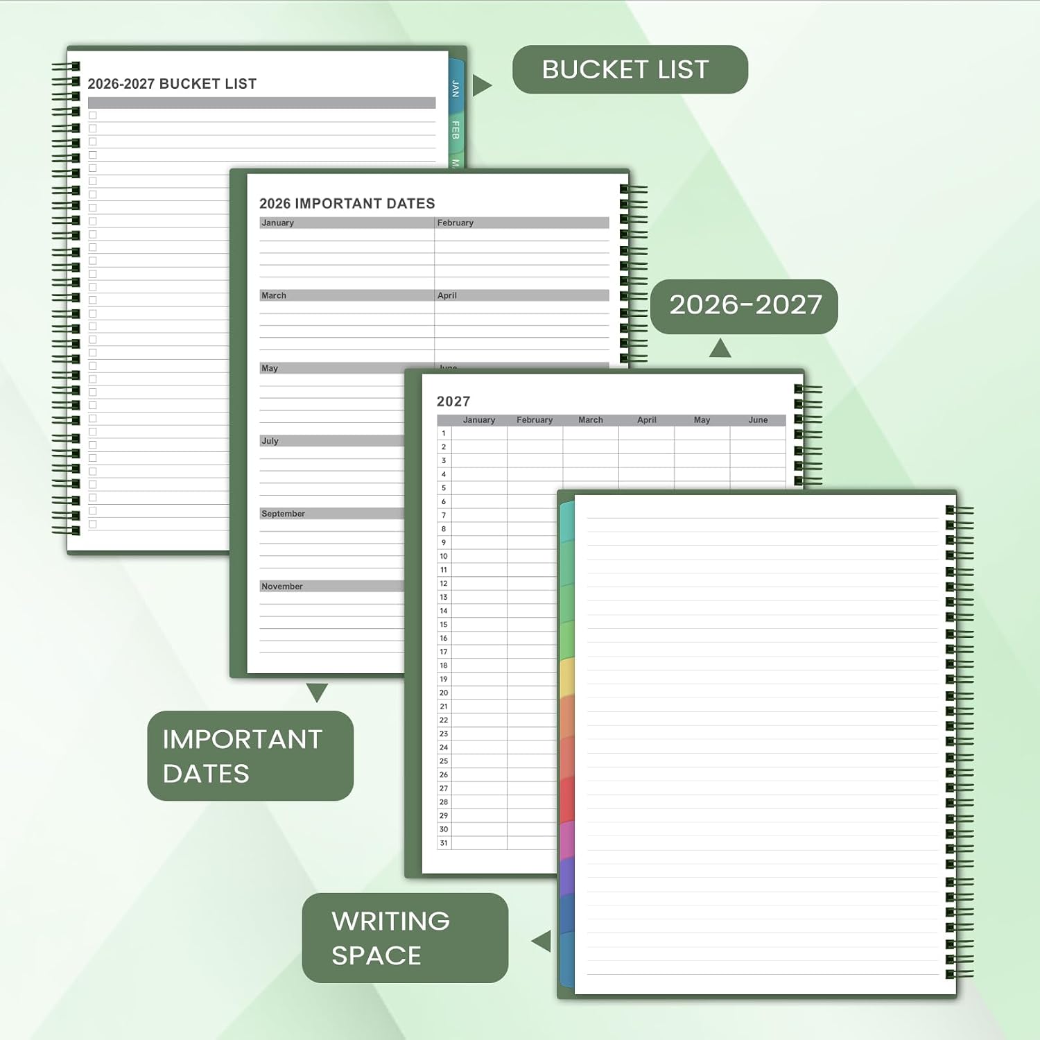 Planner 2026-2027 - 2026-2027 Monthly Planner, JUL 2026-DEC 2027 image 5