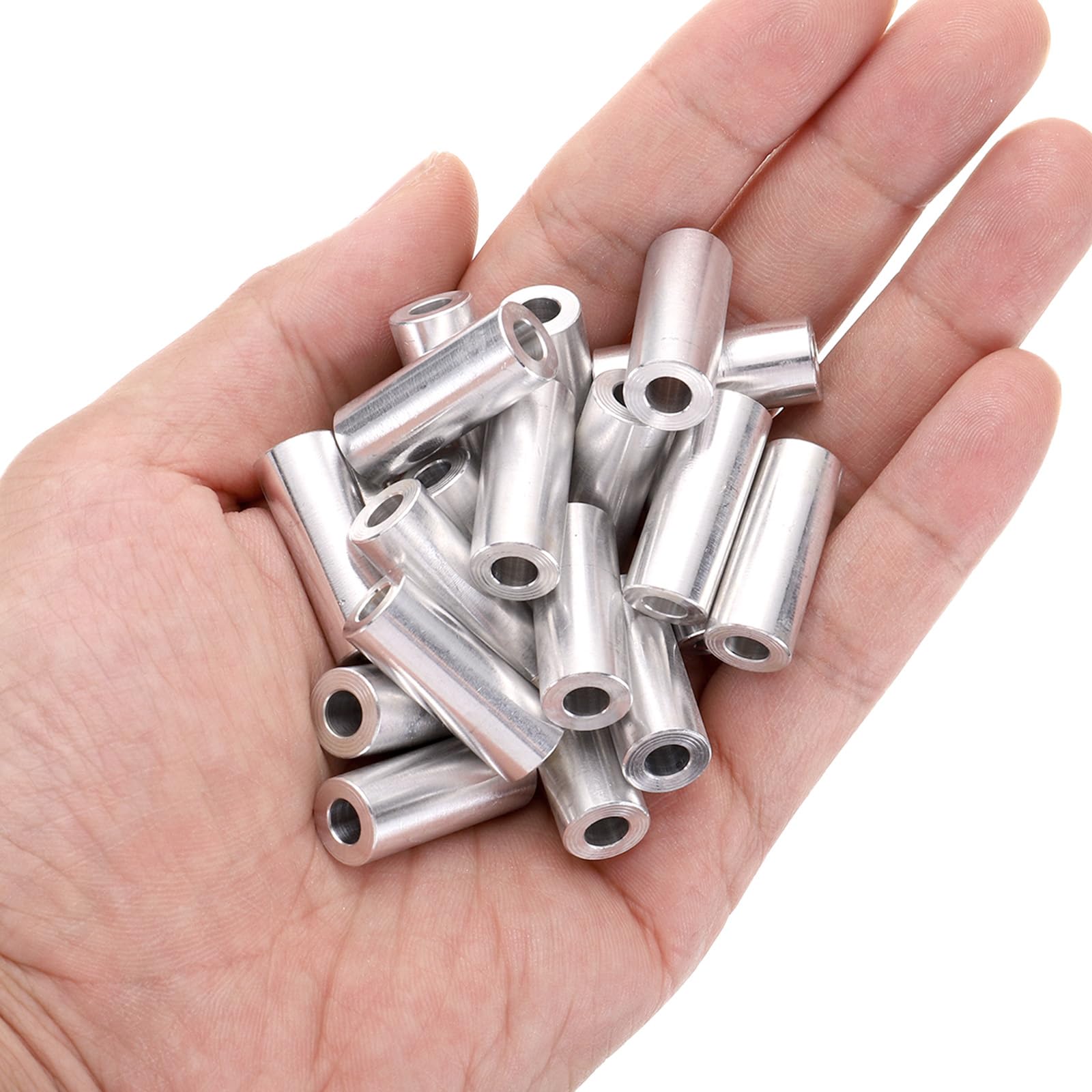 10 Pièces Entretoises Aluminium M3 (3.1mm ID X 10mm OD X 3mm L) - Neuf