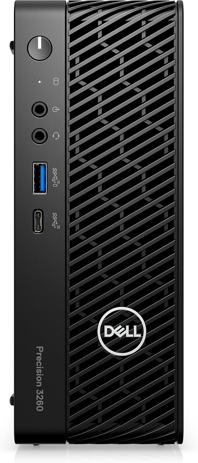 Front panel ports of Dell Precision 3260
