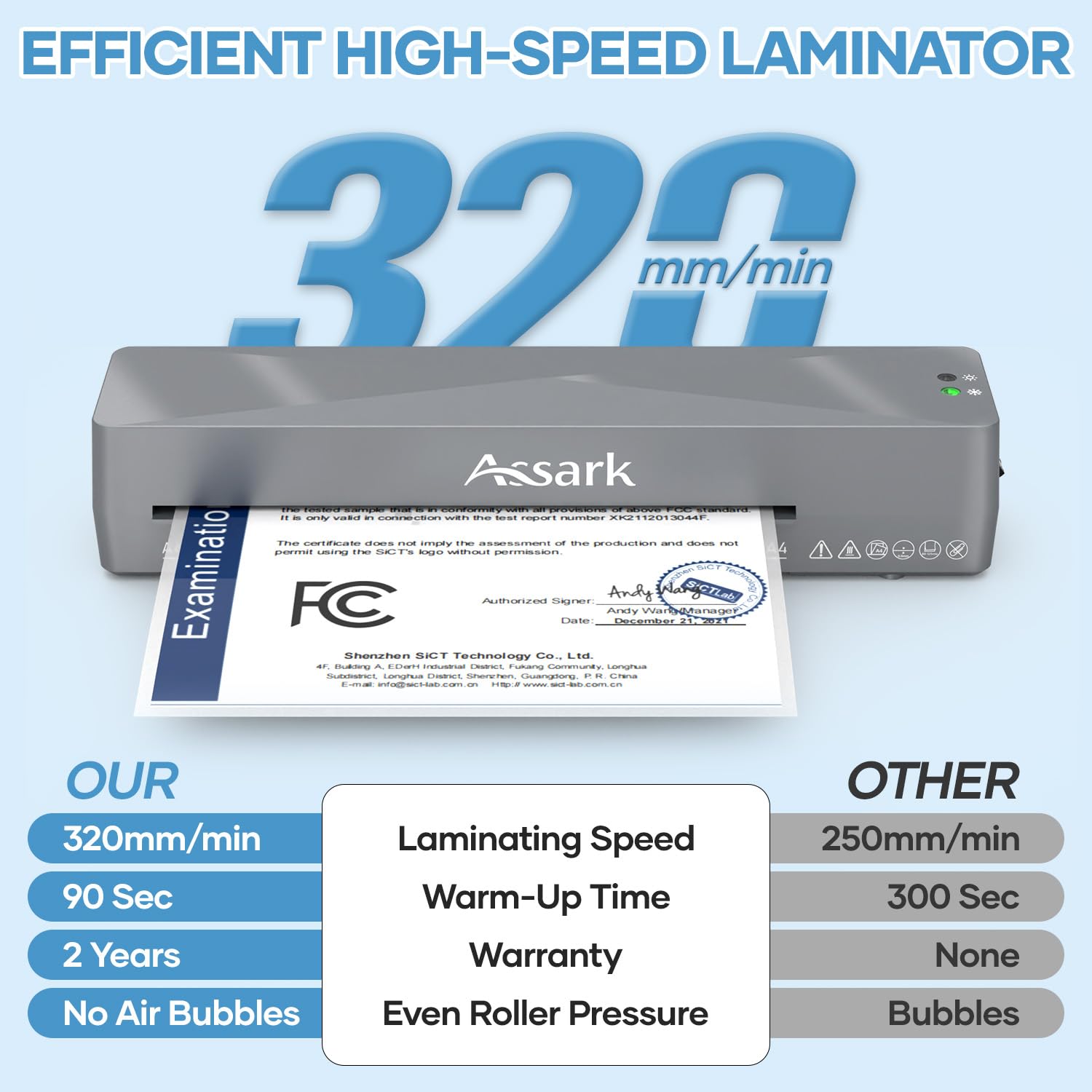 Plastificatrice, macchina plastificatrice A4, 4 in 1, laminatore termico personale, kit di laminazione a caldo e freddo, 22,9 cm, riscaldamento rapido e silenzioso, con fogli di laminazione, 9 pezzi