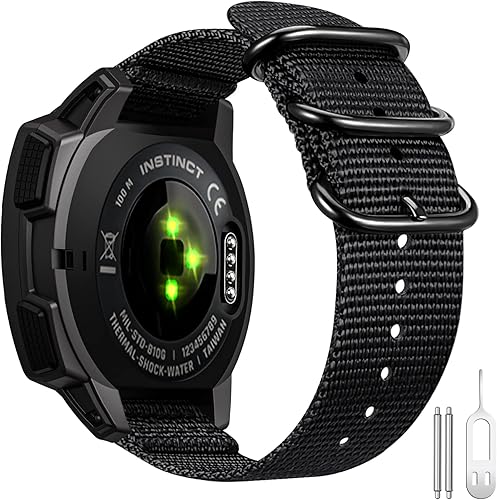 Fintie Correa compatible con Garmin Instinct  Instinct 2 Solar correa de reloj deportiva de nailon suave compatible con Garmin Instinct Tactical disponible en Yaxa Colombia