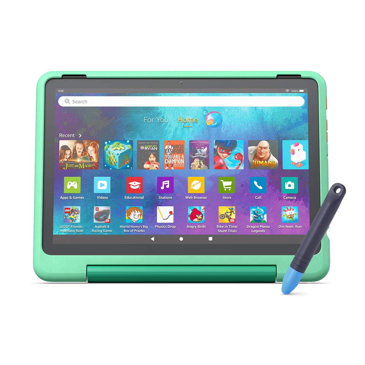 Amazon Fire HD 10 Kids Pro tablet (newest gen)| ages 6–12, long battery life, includes ads-free books, games, apps and videos that children love, 10.1" brilliant screen, parental controls, 32GB — view 8
