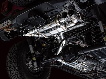 AWE 21+ Wrangler 392 Switchpath Cat-Back Exhaust- Quad BashGuards