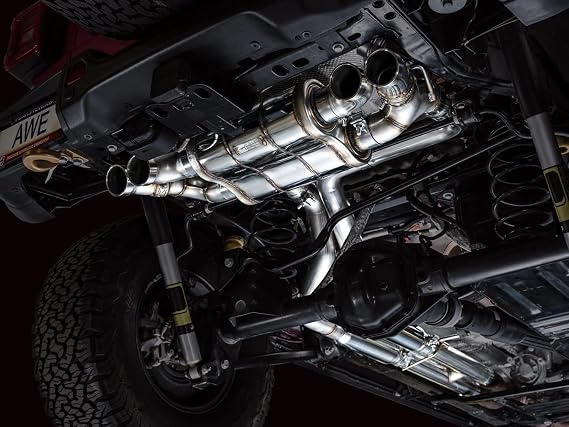 AWE 21+ Wrangler 392 Switchpath Cat-Back Exhaust- Quad BashGuards