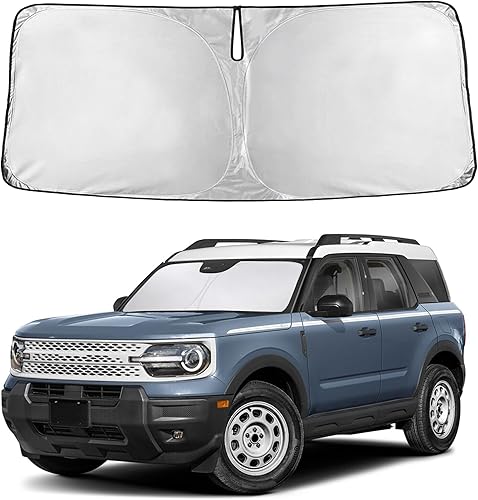 Miniatura 368 de EcoNour Parasol para parabrisas compatible con Hyundai Tucson 2016-2019 2020 2021, visera solar para parabrisas delantero y ventana, bloqueador