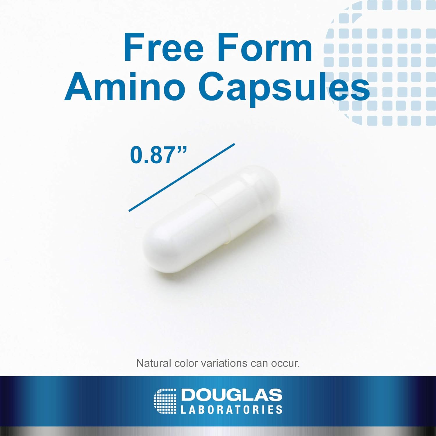 DOUGLAS LABORATORIES - Free Form Amino Capsules - Balanced Mixture of Amino Acids to Support Overall Health - 100 Capsules : Health & Household