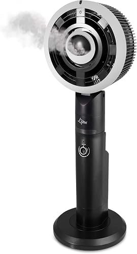 SUNTEC 4-in-1 Cooling Fan with CoolBreeze 3500 Monsun Vario Water Cooling – Can Be Used as Table/Stand Fan and/or Air Humidifier (128 ml/h), Without Rotor Blades - 7