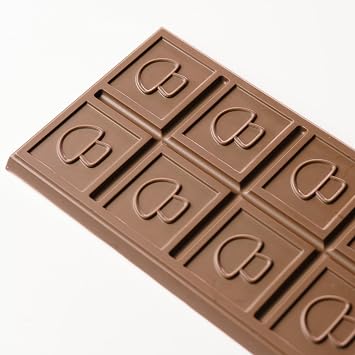 10pc Chocolate Bar Mold - Mushroom Symbol - Polycarbonate - 4 Bars - 23029