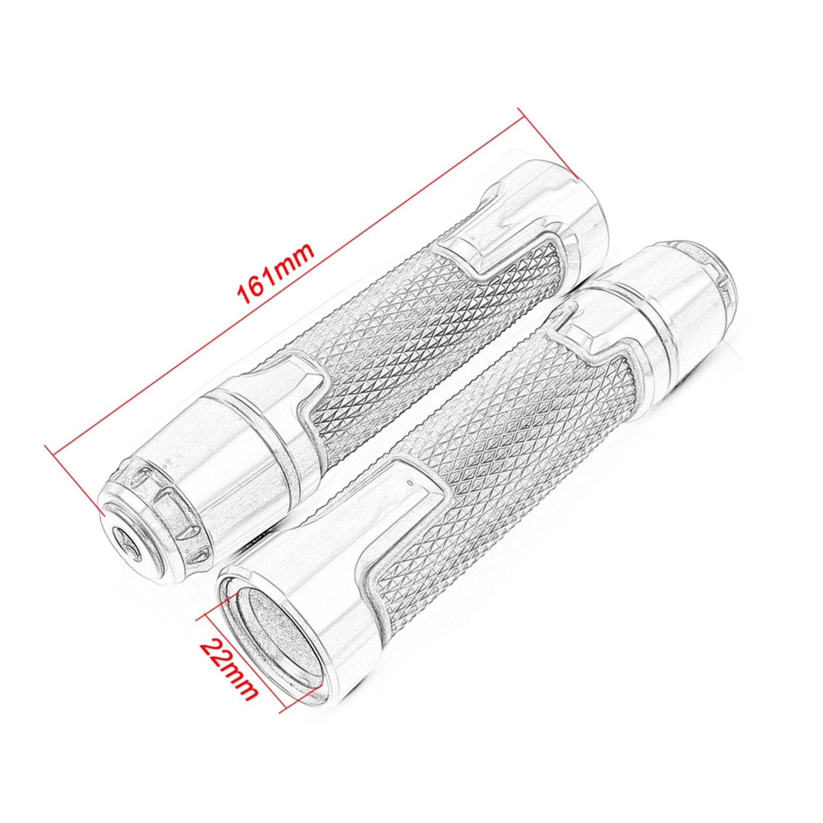 Motocykl Składana Dźwignia Hamulca Sprzęgła Uchwyty Kierownicy Dla CB600F 599 Dla Hornet 1998 1999 2000 2003 2004 2005 2006 (Color : Silver)